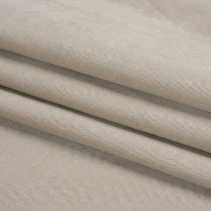 Polyester and Cotton Upholstery Velvet - Platinum - Corry Collection Folded