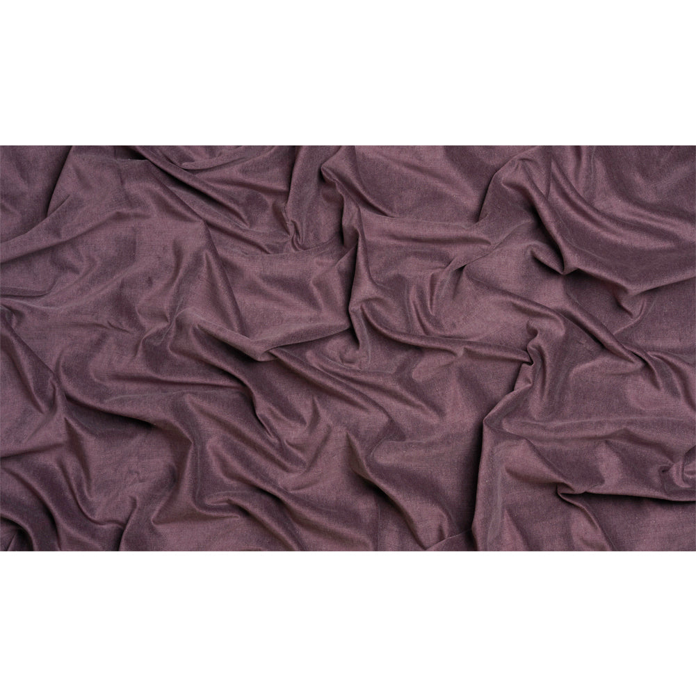 Polyester and Cotton Upholstery Velvet - Plum - Corry Collection Full