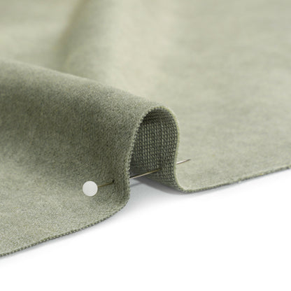 Polyester and Cotton Upholstery Velvet - Sage - Corry Collection Detail
