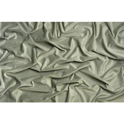 Polyester and Cotton Upholstery Velvet - Sage - Corry Collection Full
