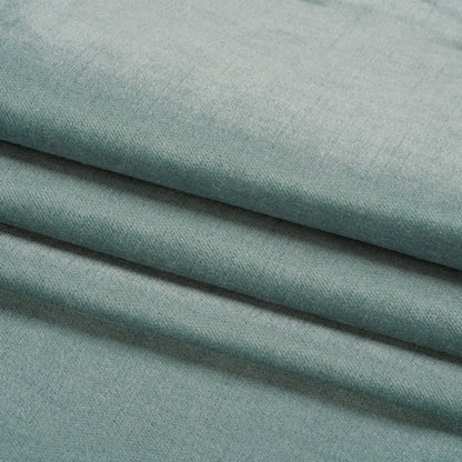 Polyester and Cotton Upholstery Velvet - Seaglass - Corry Collection Folded