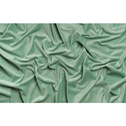 Polyester and Cotton Upholstery Velvet - Spearmint - Corry Collection Full