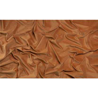 Polyester and Cotton Upholstery Velvet - Tangerine - Corry Collection Full