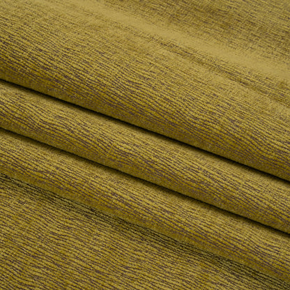 Chenille Upholstery Woven with Latex Backing - Avocado - Lovell Collection Folded