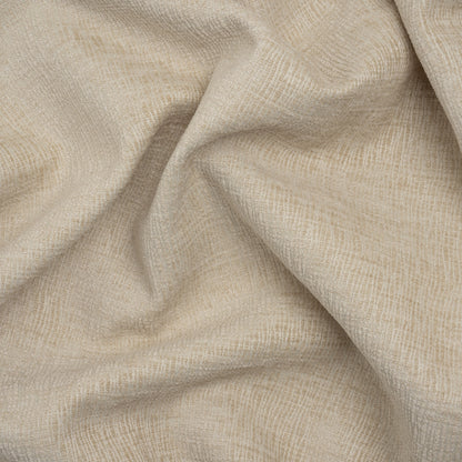 Chenille Upholstery Woven with Latex Backing - Ecru - Lovell Collection
