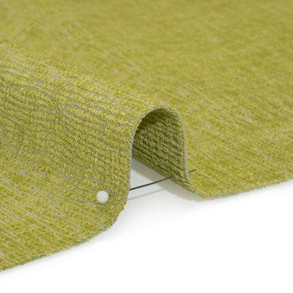Chenille Upholstery Woven with Latex Backing - Lime - Lovell Collection Detail