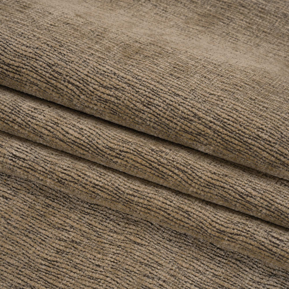 Chenille Upholstery Woven with Latex Backing - Marble - Lovell Collection Folded