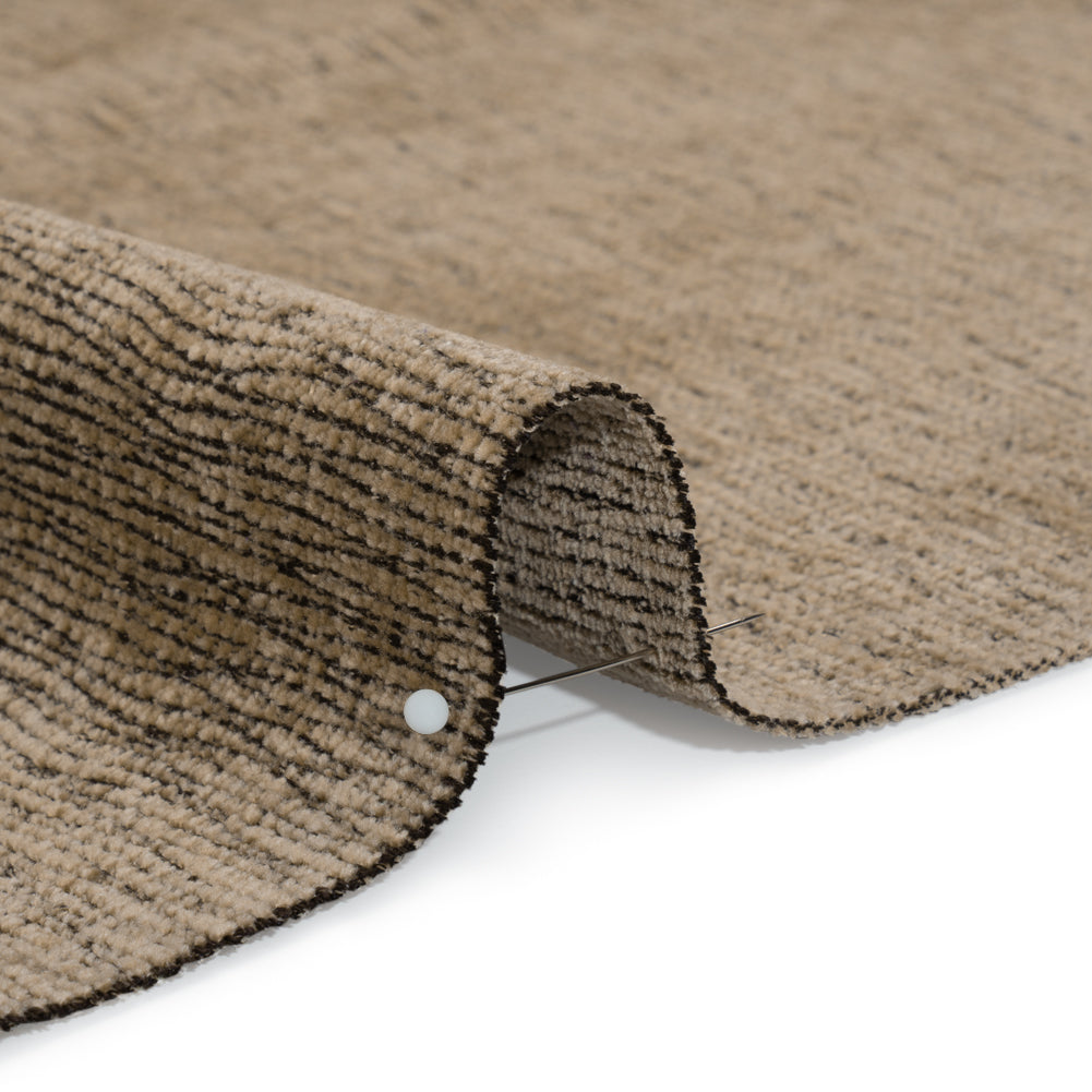 Chenille Upholstery Woven with Latex Backing - Marble - Lovell Collection Detail