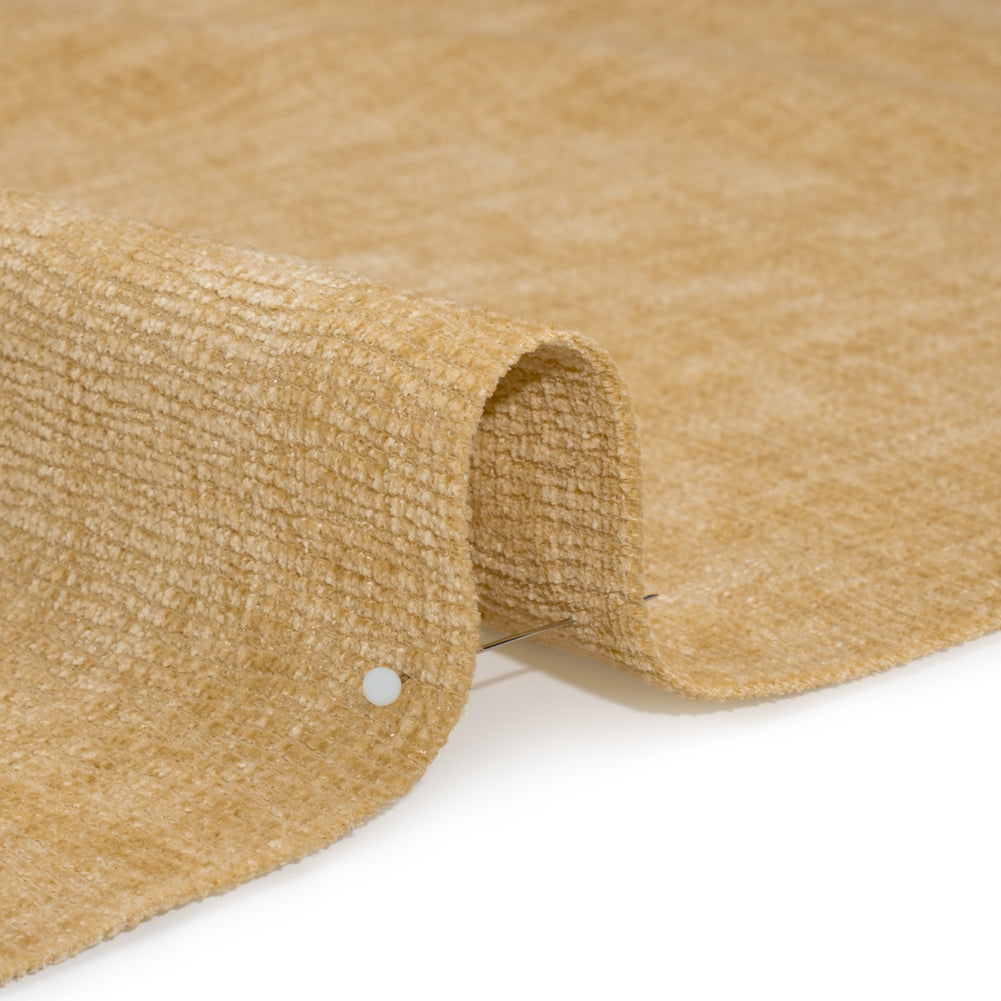 Chenille Upholstery Woven with Latex Backing - Milk - Lovell Collection Detail