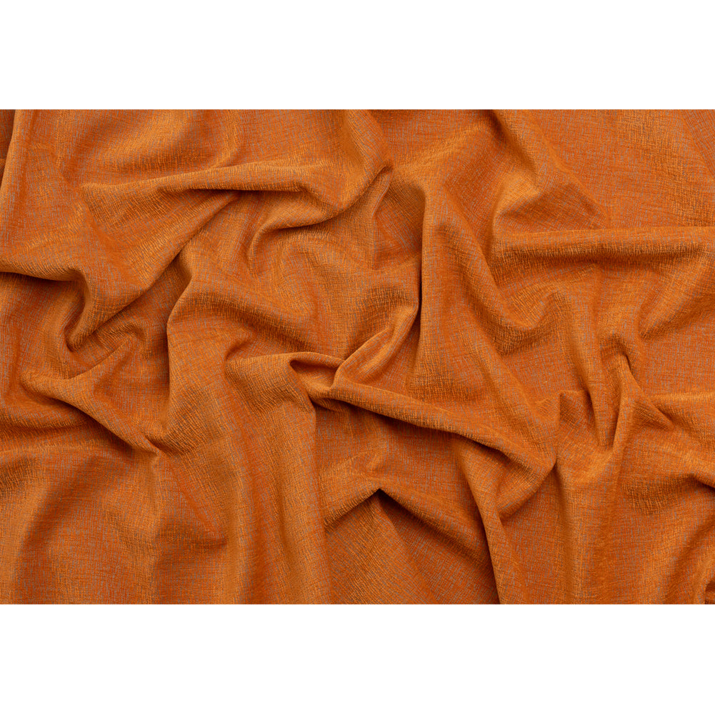 Chenille Upholstery Woven with Latex Backing - Nectarine - Lovell Collection Full