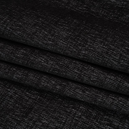 Chenille Upholstery Woven with Latex Backing - Night - Lovell Collection Folded