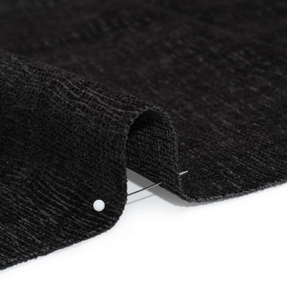 Chenille Upholstery Woven with Latex Backing - Night - Lovell Collection Detail