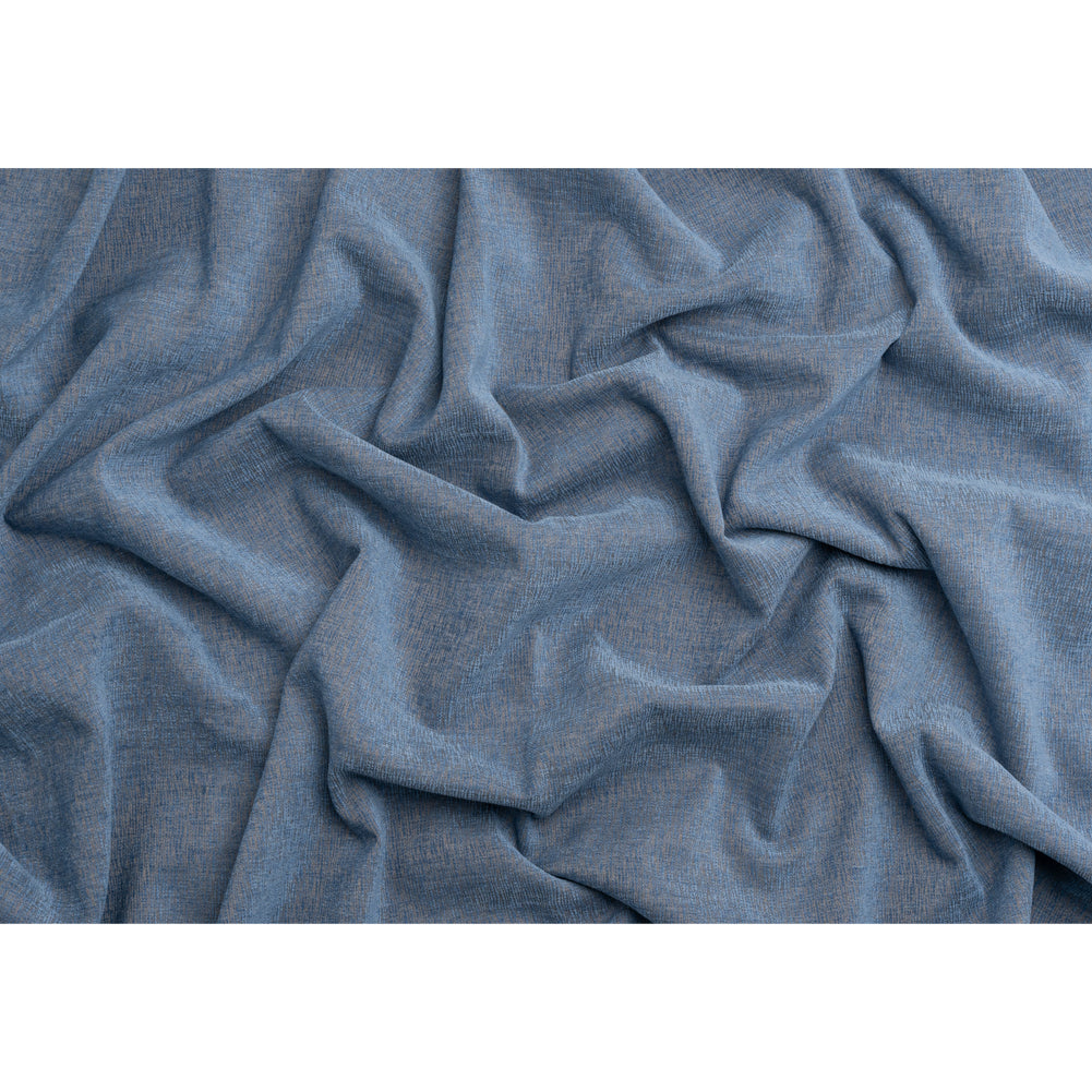 Chenille Upholstery Woven with Latex Backing - Periwinkle - Lovell Collection Full