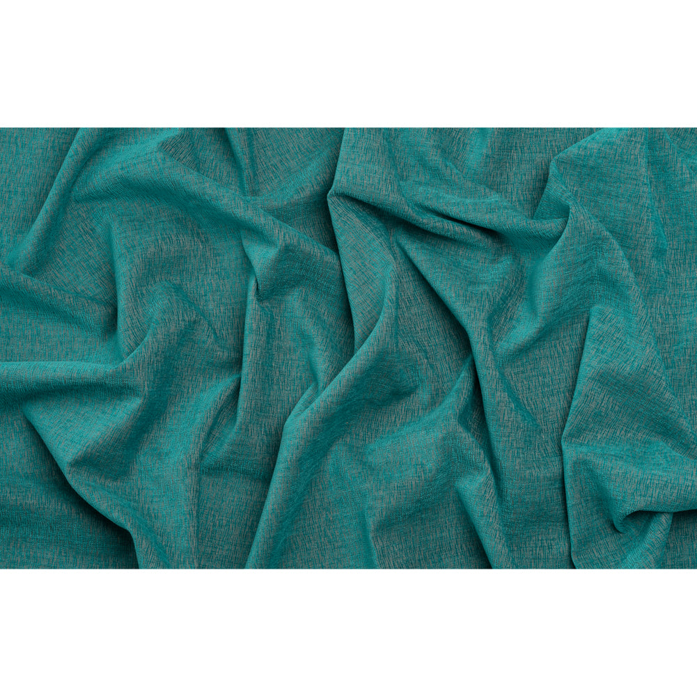 Chenille Upholstery Woven with Latex Backing - Turquoise - Lovell Collection Full