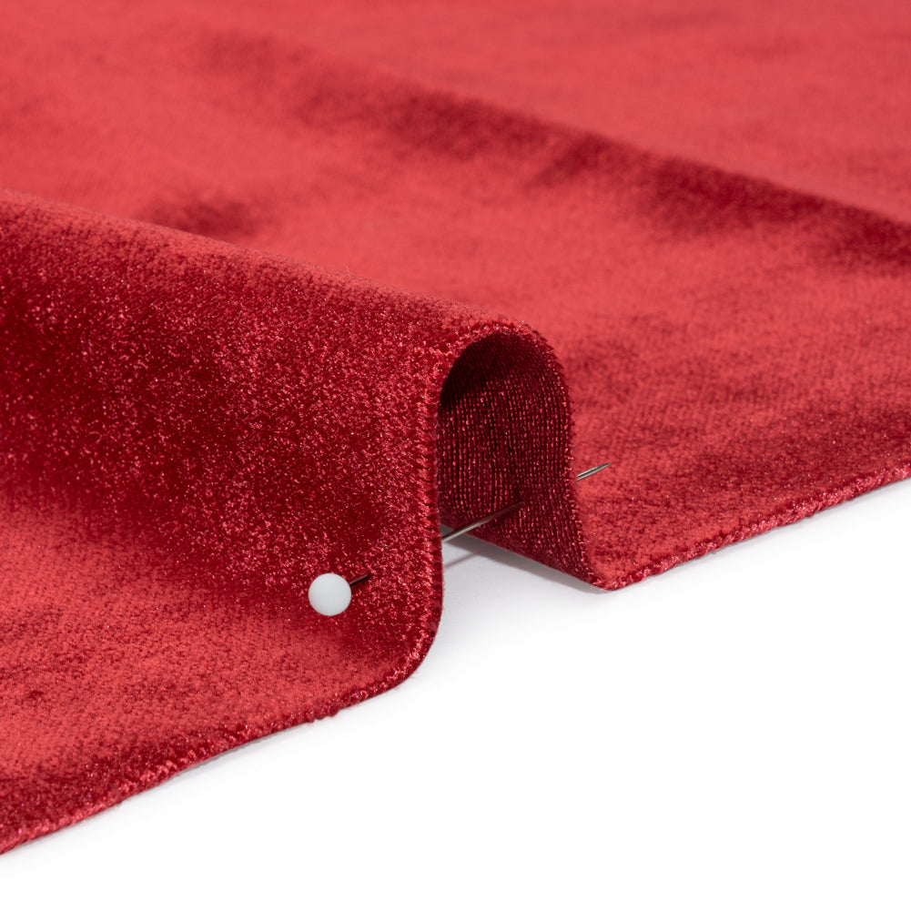 Textured Upholstery Velvet - Cabernet - Ainslie Collection Detail