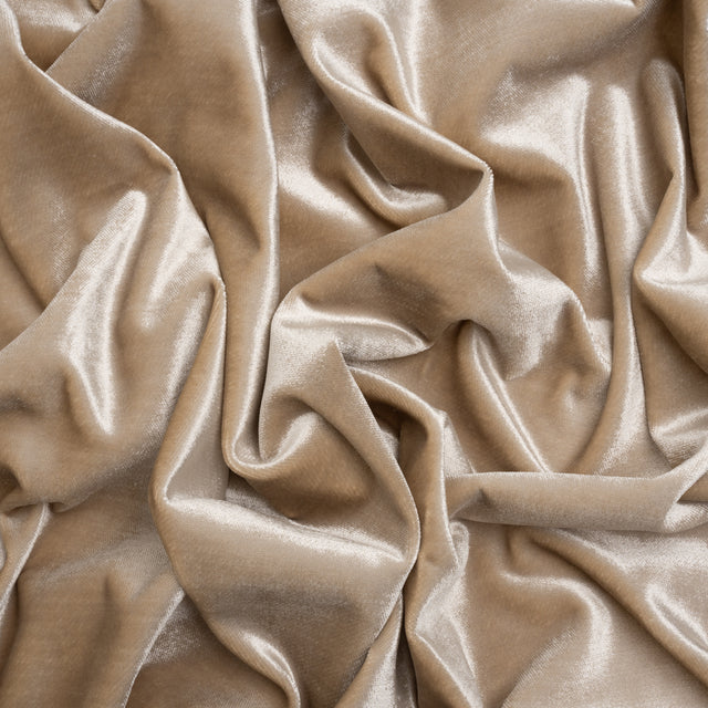 Textured Upholstery Velvet - Cement - Ainslie Collection
