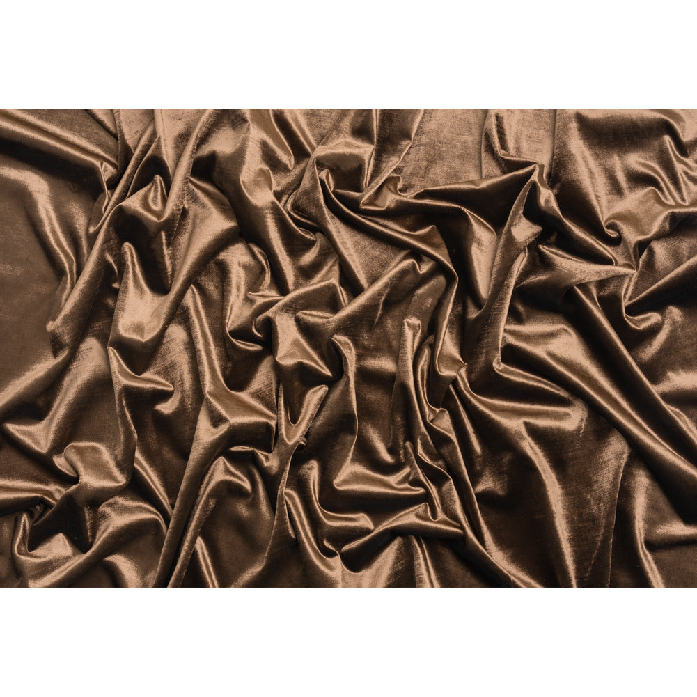 Textured Upholstery Velvet - Chestnut - Ainslie Collection Full