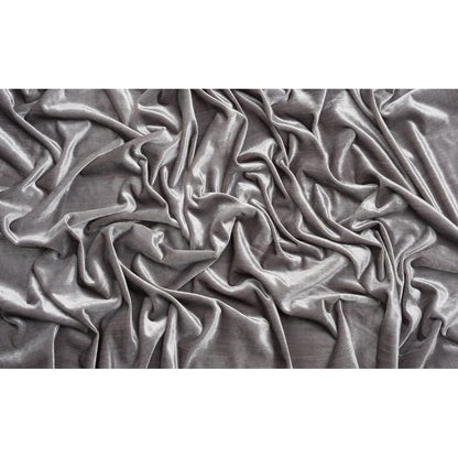Textured Upholstery Velvet - Chrome - Ainslie Collection Full