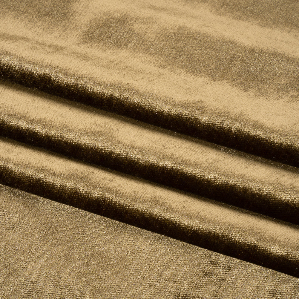 Textured Upholstery Velvet - Coin - Ainslie Collection Folded
