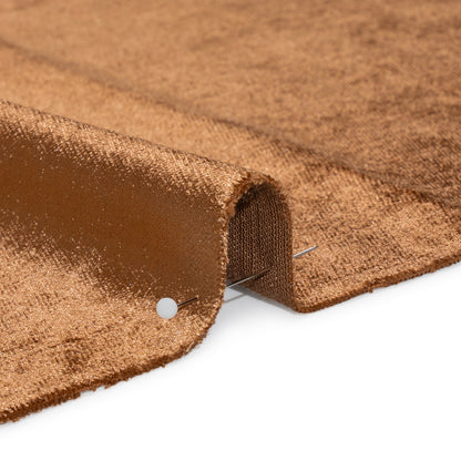 Textured Upholstery Velvet - Copper - Ainslie Collection Detail