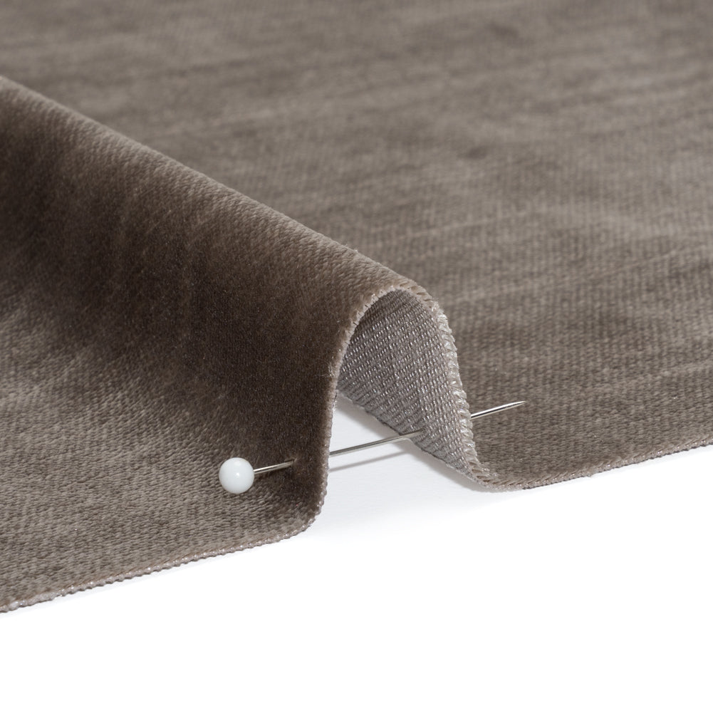 Textured Upholstery Velvet - Dove - Ainslie Collection Detail