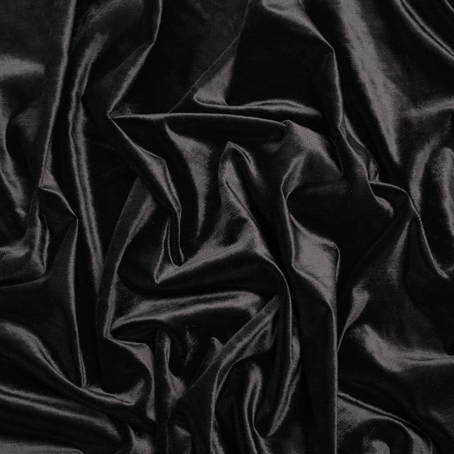 Textured Upholstery Velvet - Ebony - Ainslie Collection