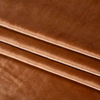 Textured Upholstery Velvet - Guava - Ainslie Collection Folded