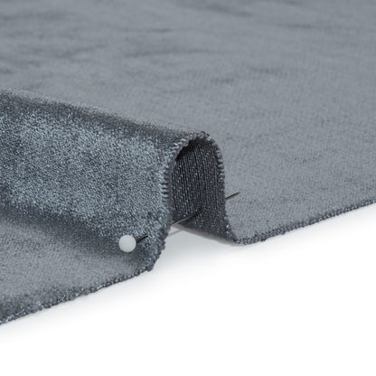 Textured Upholstery Velvet - Gunmetal - Ainslie Collection Detail