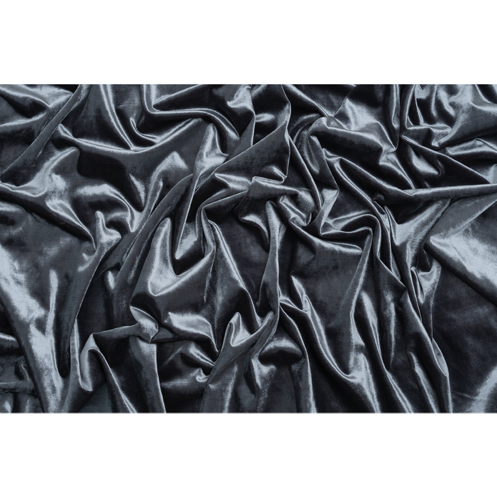 Textured Upholstery Velvet - Gunmetal - Ainslie Collection Full