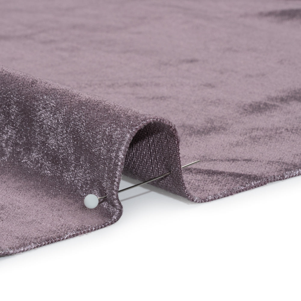 Textured Upholstery Velvet - Lilac - Ainslie Collection Detail