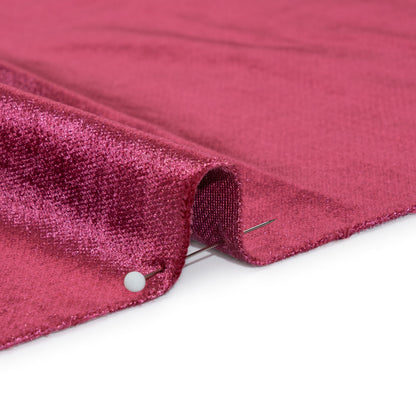 Textured Upholstery Velvet - Magenta - Ainslie Collection Detail