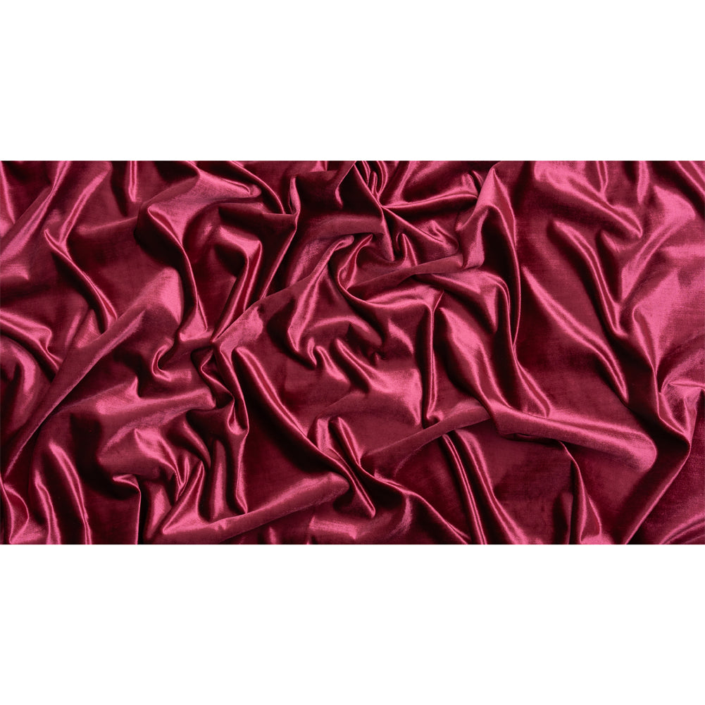 Textured Upholstery Velvet - Magenta - Ainslie Collection Full