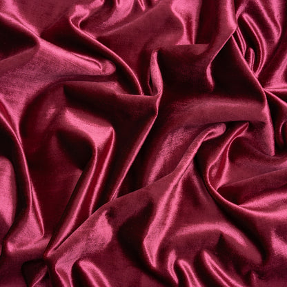Textured Upholstery Velvet - Magenta - Ainslie Collection