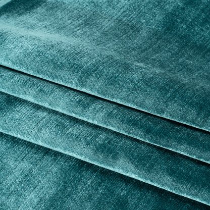 Textured Upholstery Velvet - Peacock - Ainslie Collection Folded