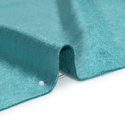 Textured Upholstery Velvet - Peacock - Ainslie Collection Detail