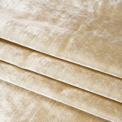 Textured Upholstery Velvet - Snow - Ainslie Collection Folded