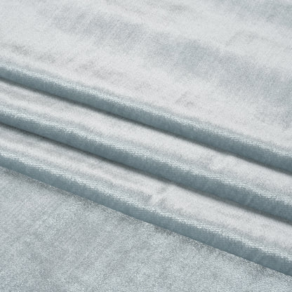 Textured Upholstery Velvet - Snowcone - Ainslie Collection Folded