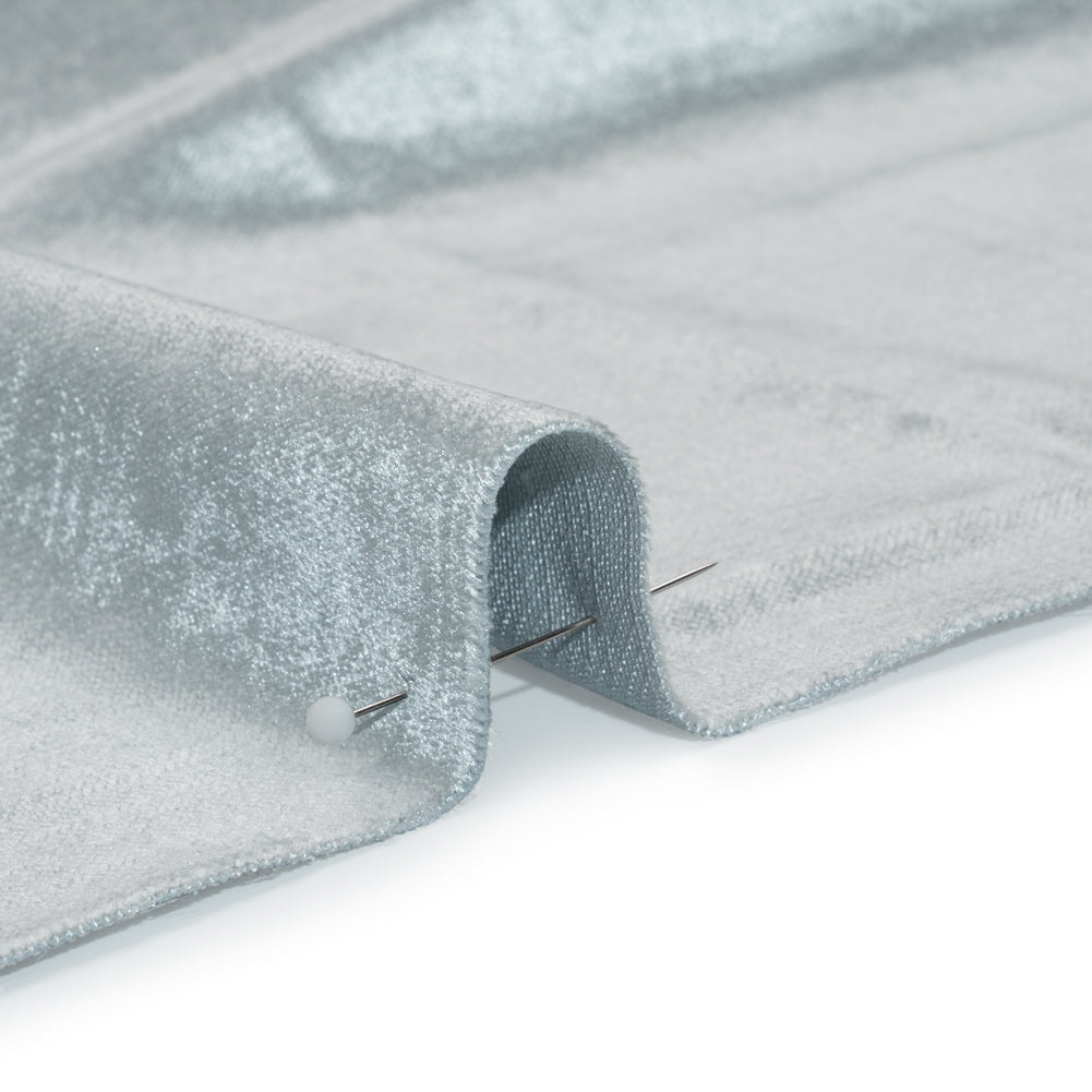 Textured Upholstery Velvet - Snowcone - Ainslie Collection Detail