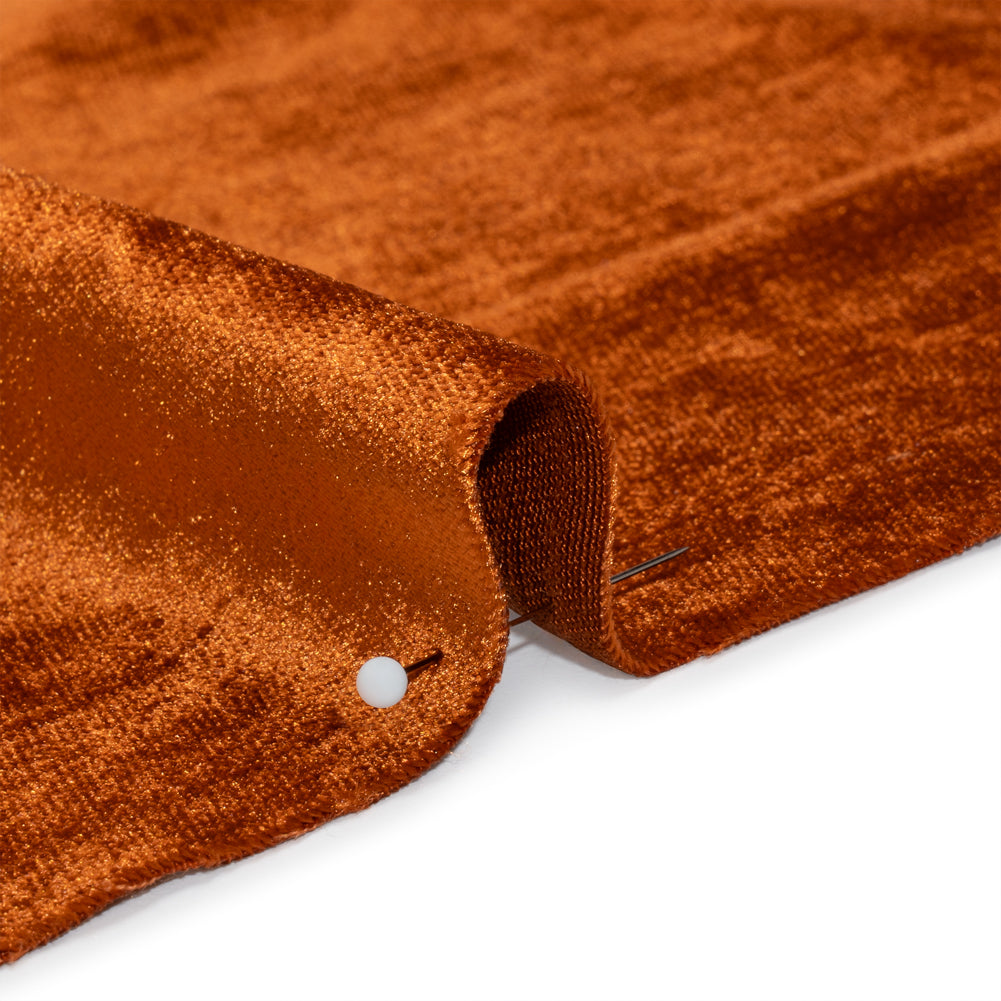 Textured Upholstery Velvet - Spice - Ainslie Collection Detail