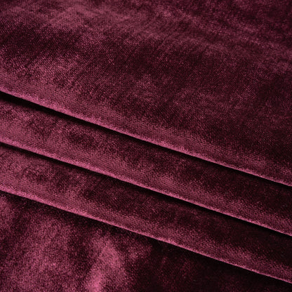 Textured Upholstery Velvet - Zinfandel - Ainslie Collection Folded