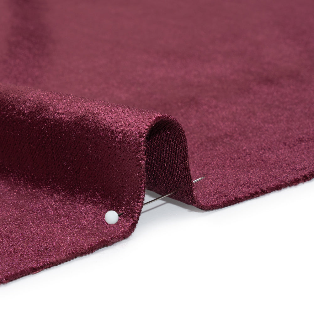 Textured Upholstery Velvet - Zinfandel - Ainslie Collection Detail