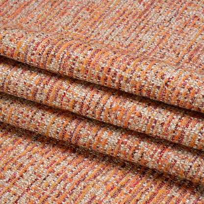 Upholstery Boucle - Berry Stripes - Valemount Collection Folded