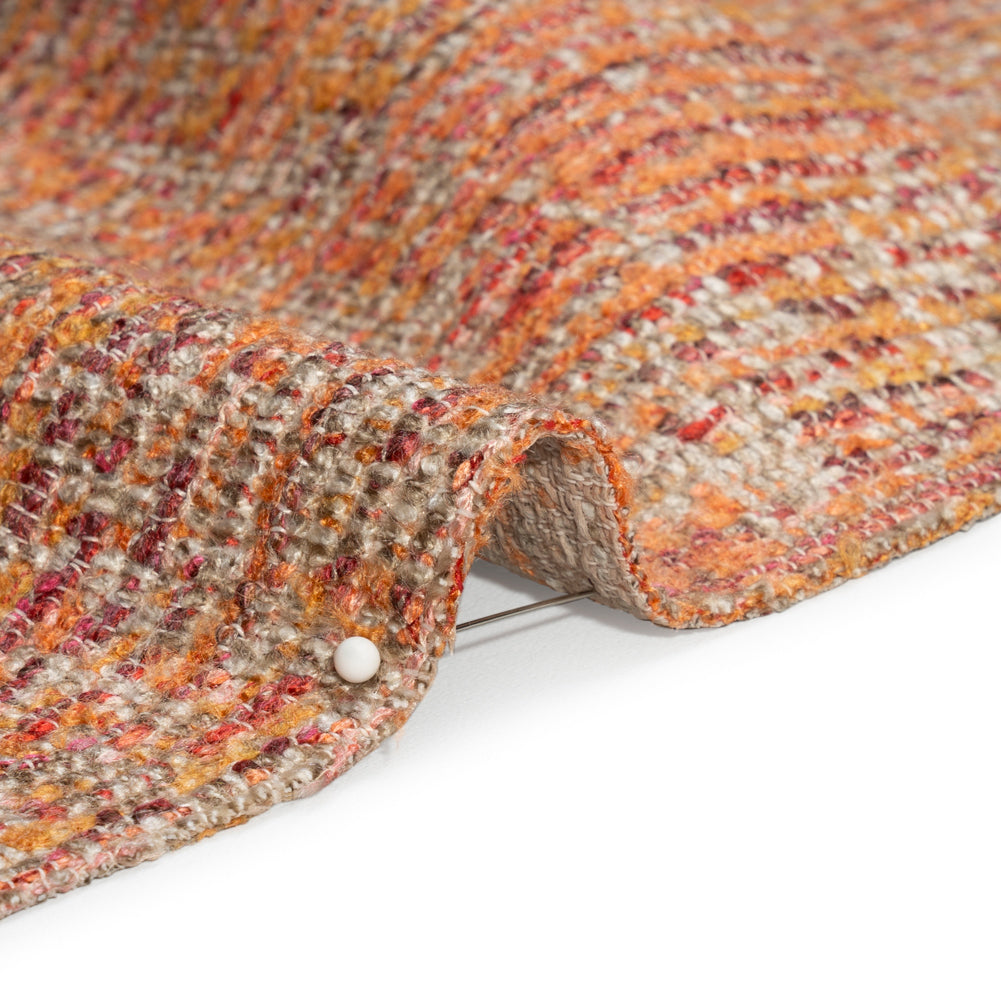 Upholstery Boucle - Berry Stripes - Valemount Collection Detail