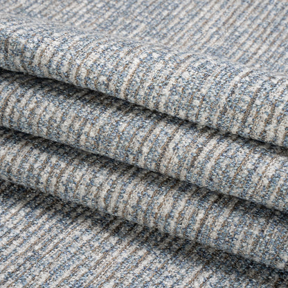 Upholstery Boucle - Sky Stripes - Valemount Collection Folded