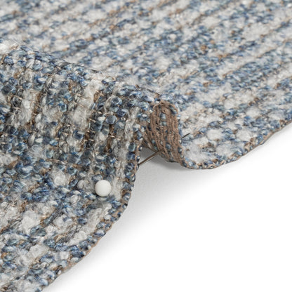 Upholstery Boucle - Sky Stripes - Valemount Collection Detail