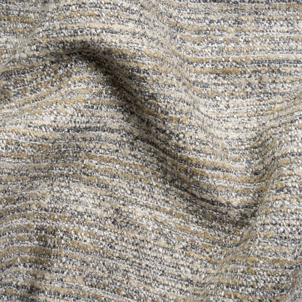 Upholstery Boucle - Smoke Stripes - Valemount Collection