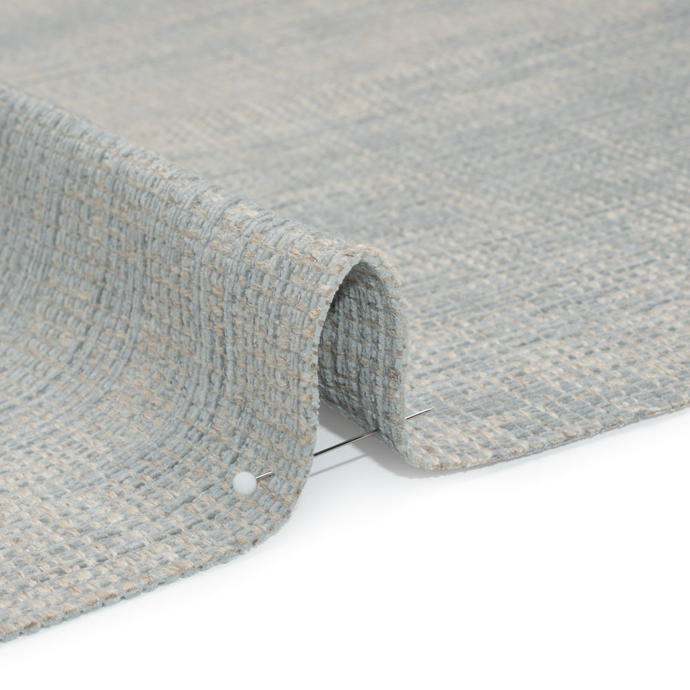 Tweedy Chenille Upholstery Woven - Mist - Hartsmere Collection Detail