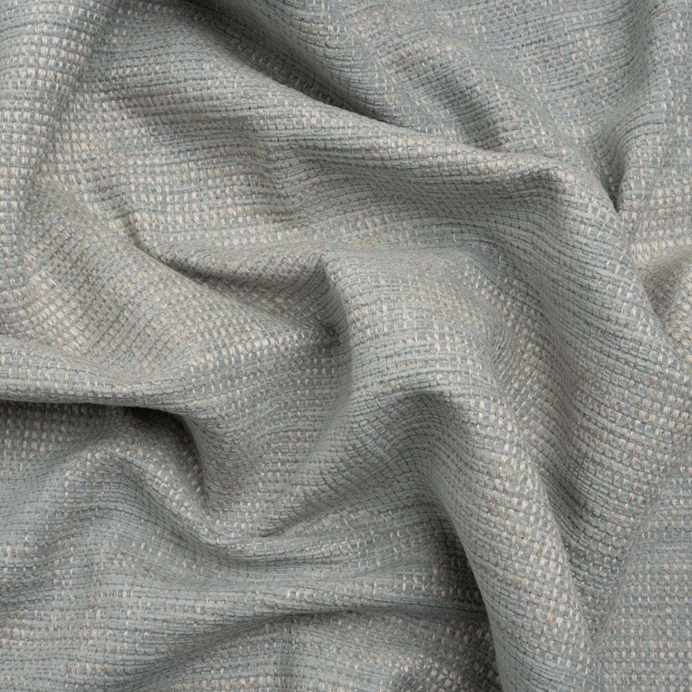 Tweedy Chenille Upholstery Woven - Mist - Hartsmere Collection