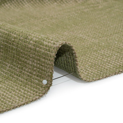 Tweedy Chenille Upholstery Woven - Moss - Hartsmere Collection Detail