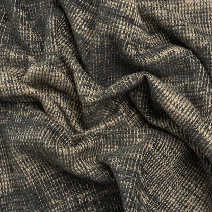 Tweedy Chenille Upholstery Woven - Onyx - Hartsmere Collection